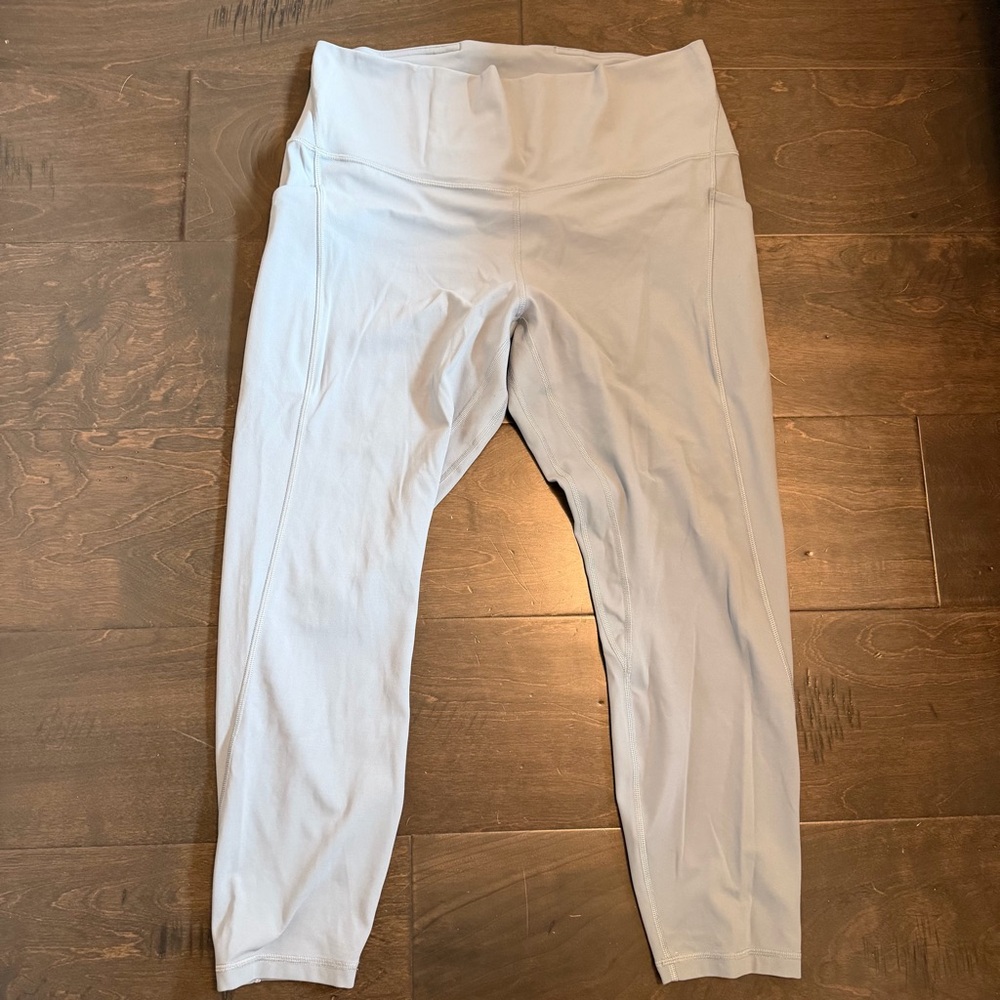Lululemon Athletica Light Blue Leggings Size 14